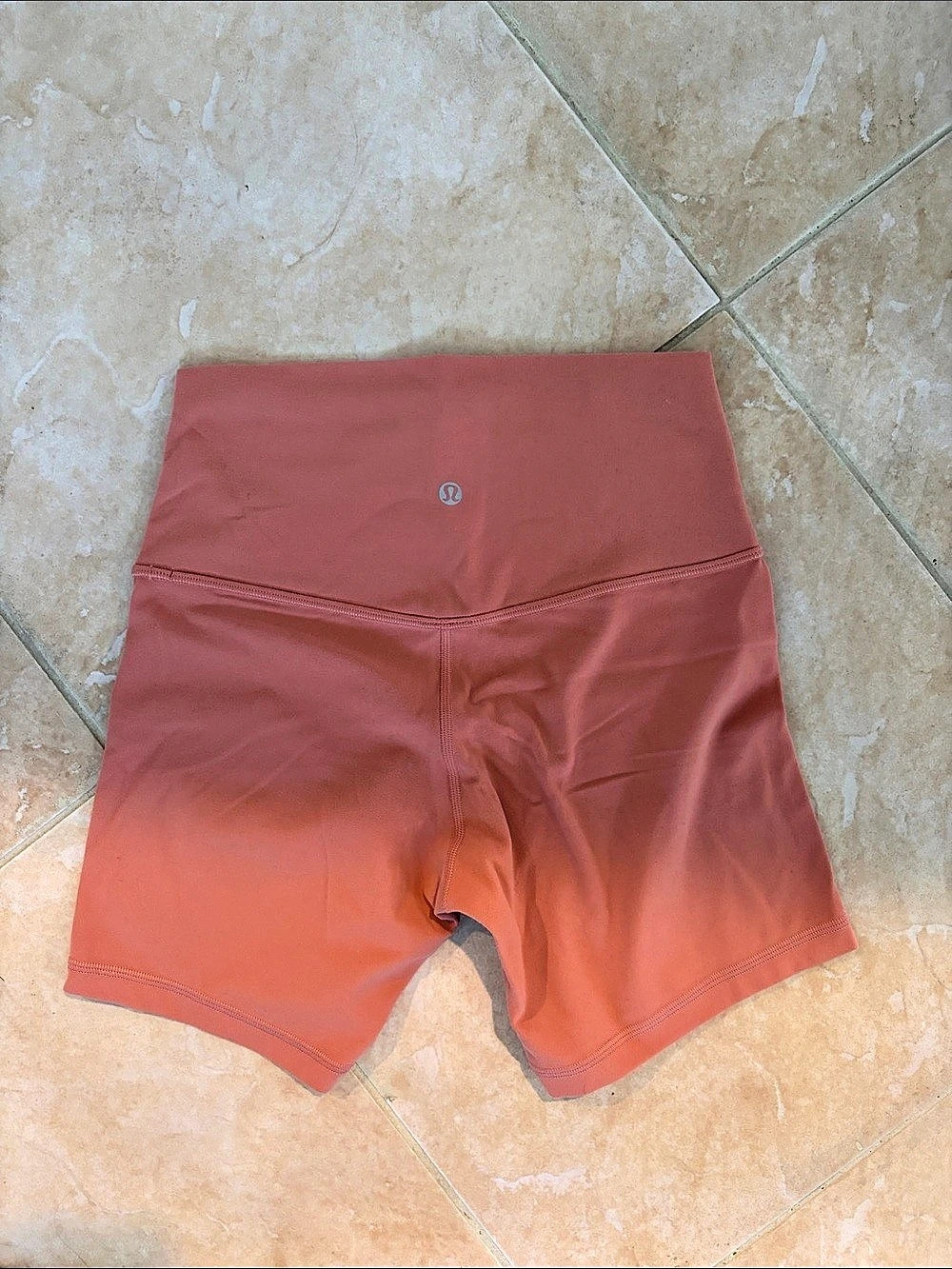 lululemon Align High-Rise Short 6" Athletic Shorts Orange